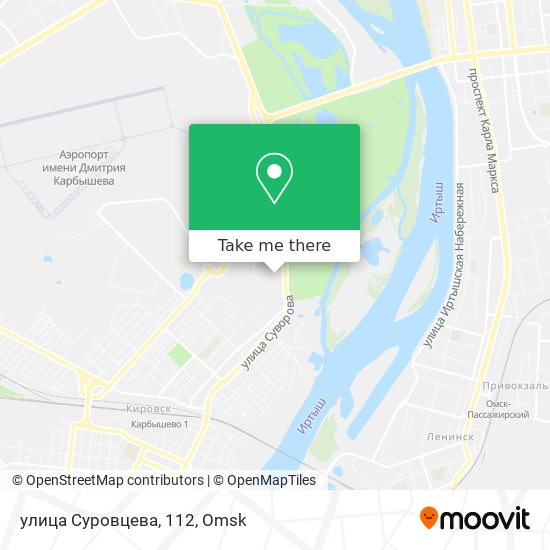 улица Суровцева, 112 map