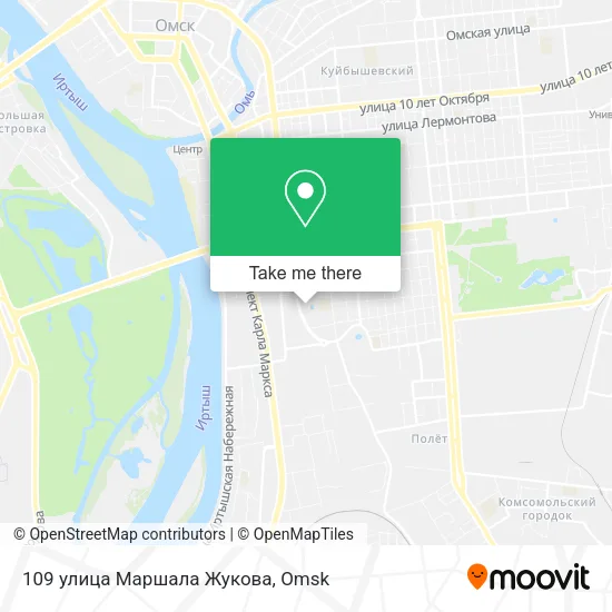 109 улица Маршала Жукова map