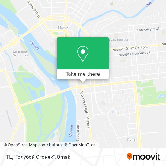 ТЦ "Голубой Огонек" map