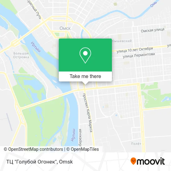 ТЦ "Голубой Огонек" map