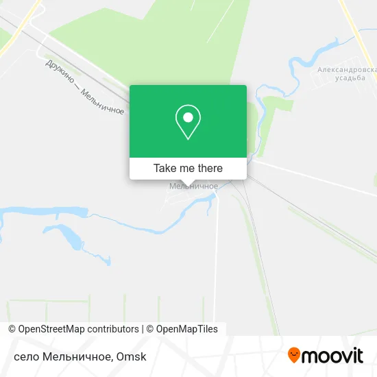 село Мельничное map
