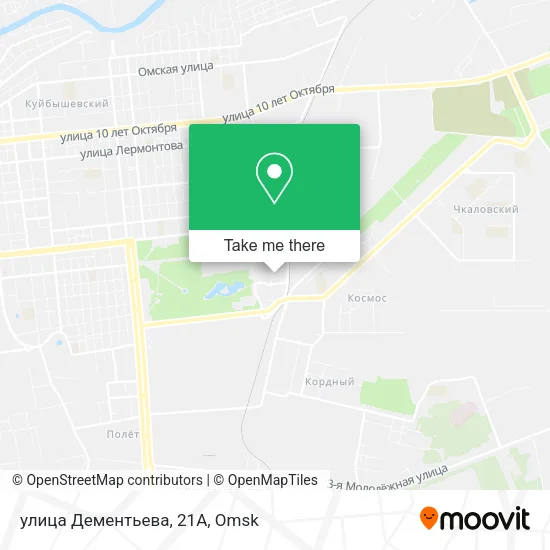 улица Дементьева, 21А map