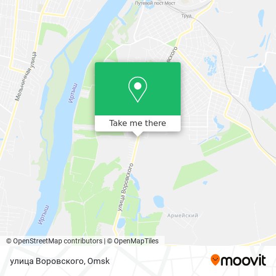 улица Воровского map