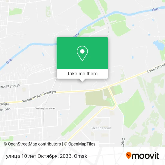улица 10 лет Октября, 203В map