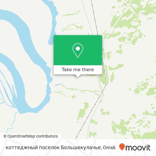 коттеджный поселок Большекулачье map