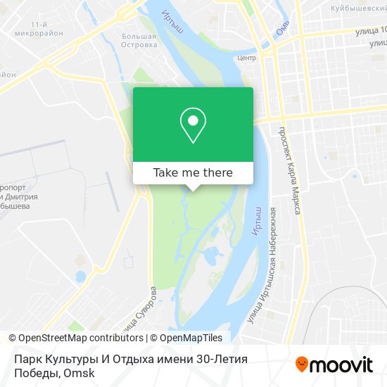 Парк Культуры И Отдыха имени 30-Летия Победы map