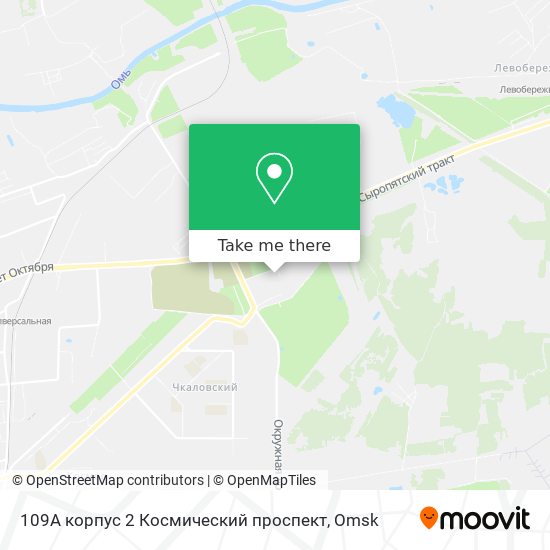 109А корпус 2 Космический проспект map