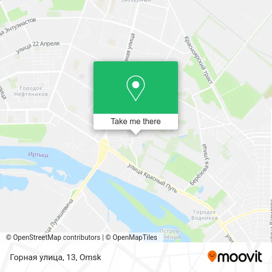 Горная улица, 13 map