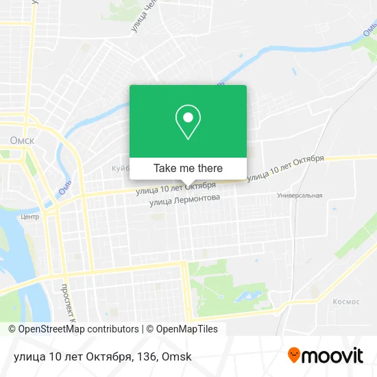 улица 10 лет Октября, 136 map