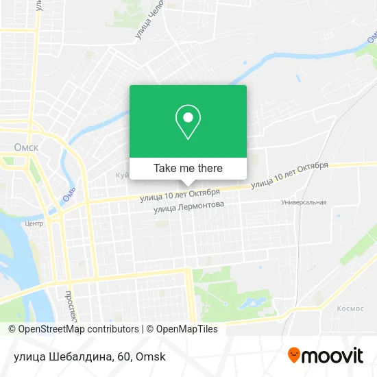 улица Шебалдина, 60 map