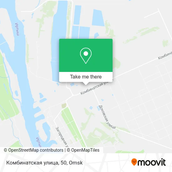 Комбинатская улица, 50 map