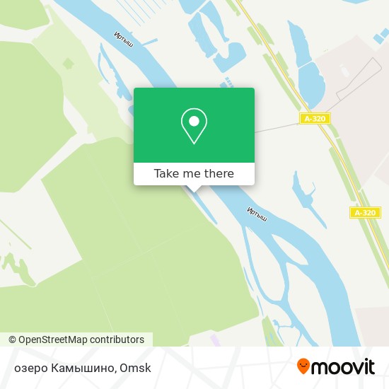 озеро Камышино map