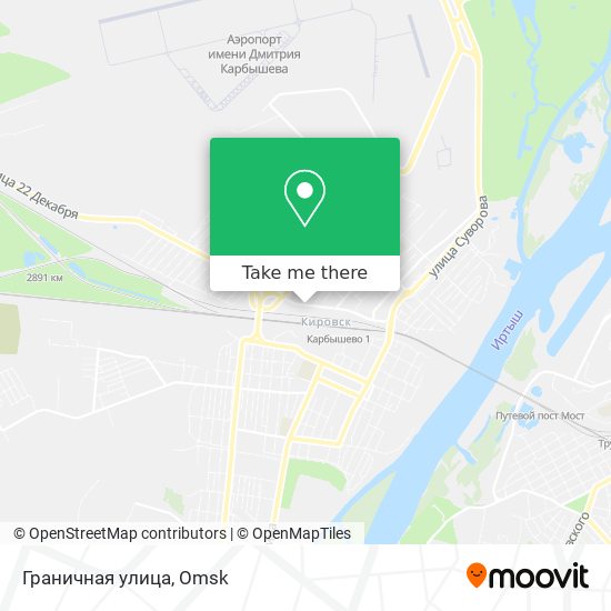 Граничная улица map