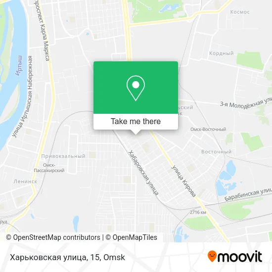 Харьковская улица, 15 map