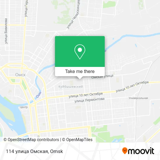 114 улица Омская map