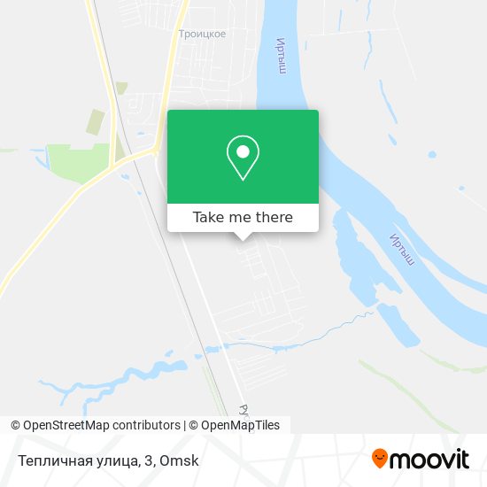 Тепличная улица, 3 map