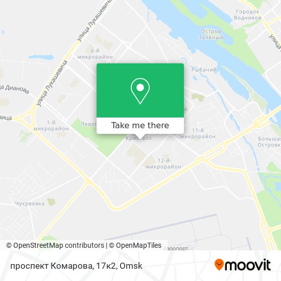 проспект Комарова, 17к2 map