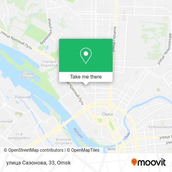 улица Сазонова, 33 map