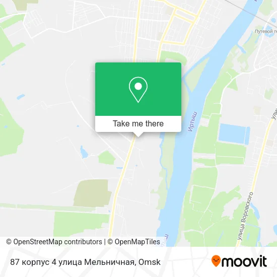 87 корпус 4 улица Мельничная map