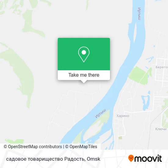 садовое товарищество Радость map