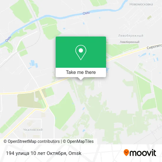 194 улица 10 лет Октября map