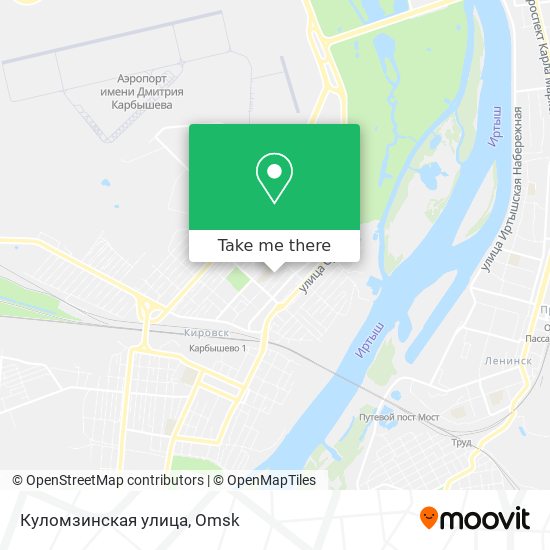 Куломзинская улица map