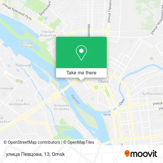 улица Певцова, 13 map