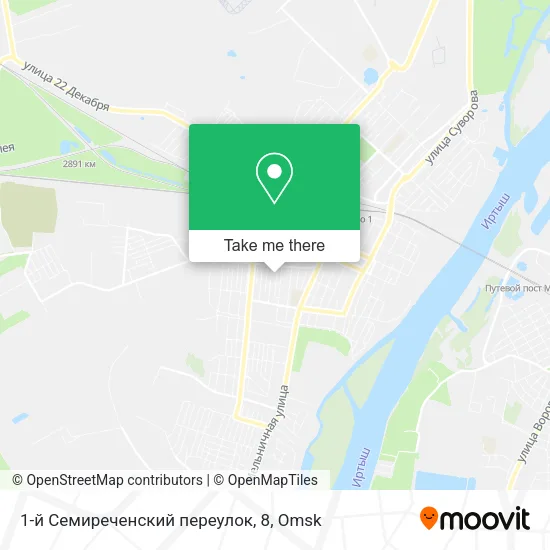 1-й Семиреченский переулок, 8 map