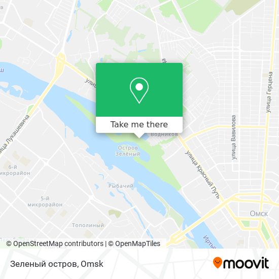 Зеленый остров map