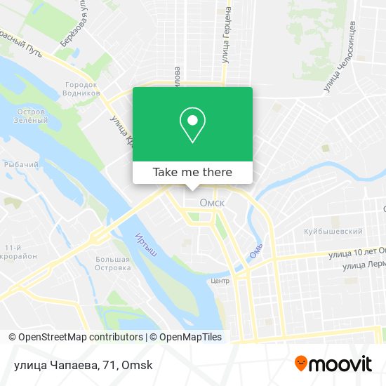 улица Чапаева, 71 map