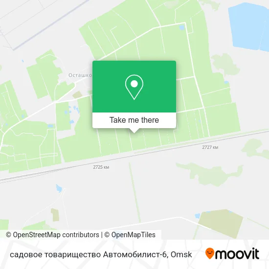 садовое товарищество Автомобилист-6 map