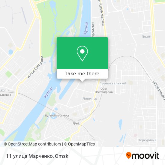 11 улица Марченко map