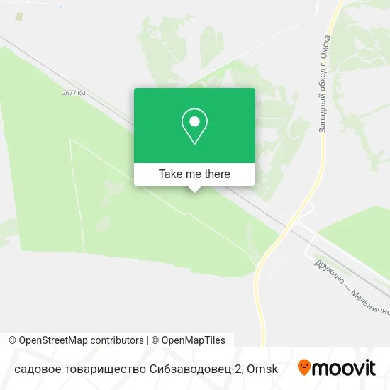 садовое товарищество Сибзаводовец-2 map