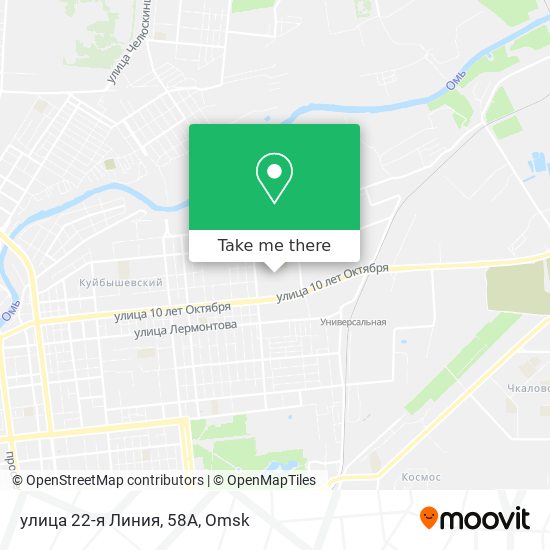 улица 22-я Линия, 58А map