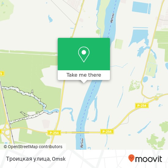 Троицкая улица map