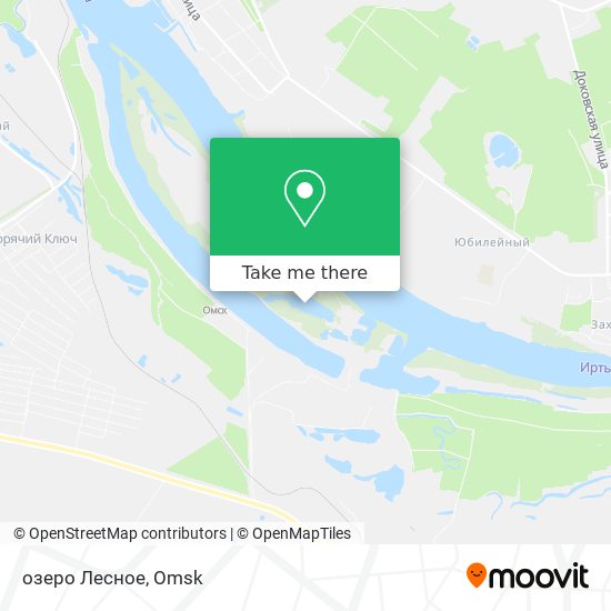 озеро Лесное map