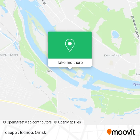 озеро Лесное map