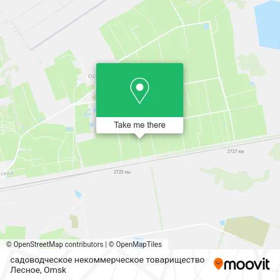 садоводческое некоммерческое товарищество Лесное map