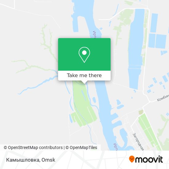 Камышловка map