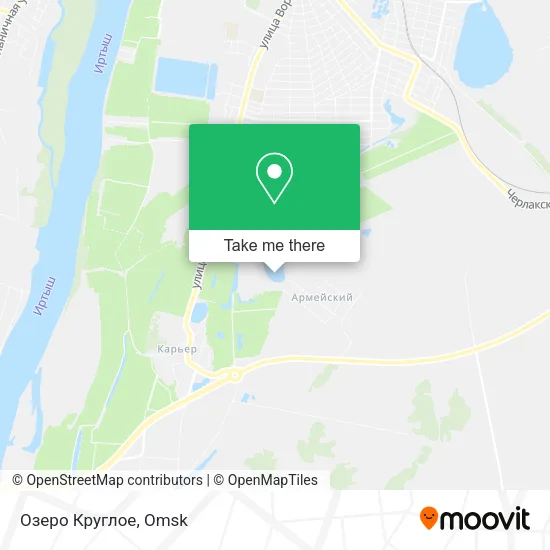 Озеро Круглое map