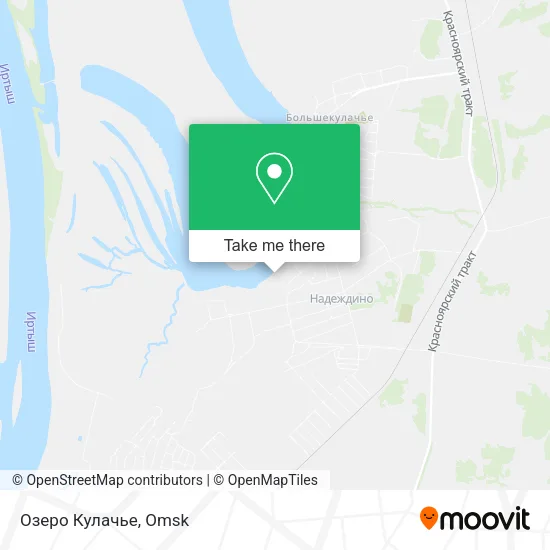 Озеро Кулачье map