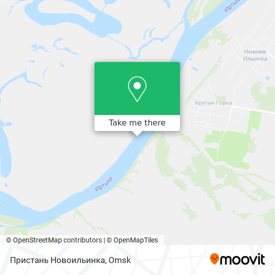 Пристань Новоильинка map