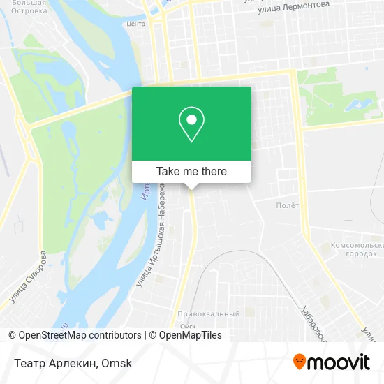 Театр Арлекин map