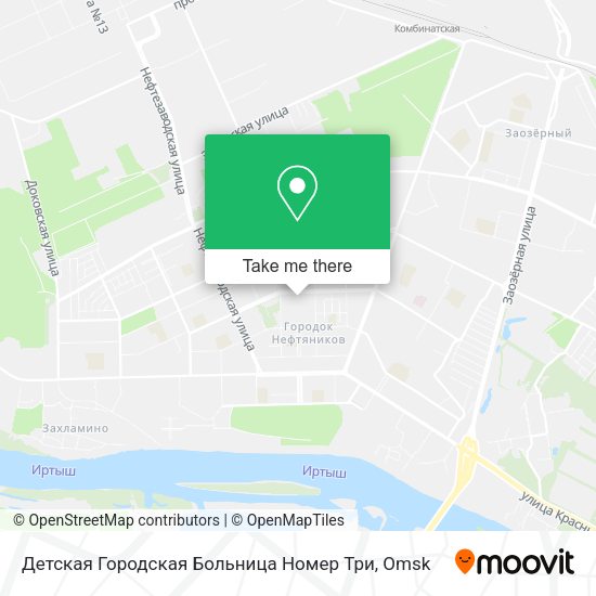 Детская Городская Больница Номер Три map