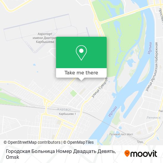 Городская Больница Номер Двадцать Девять map