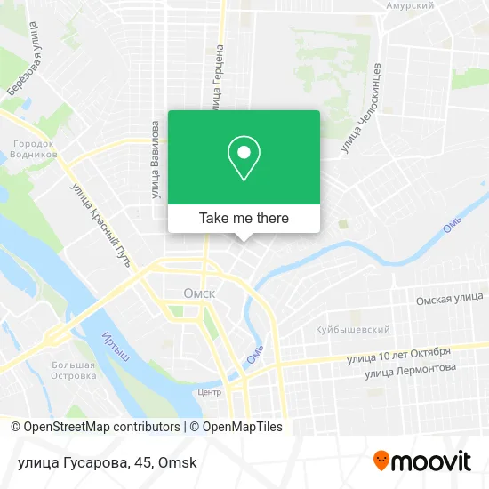 улица Гусарова, 45 map