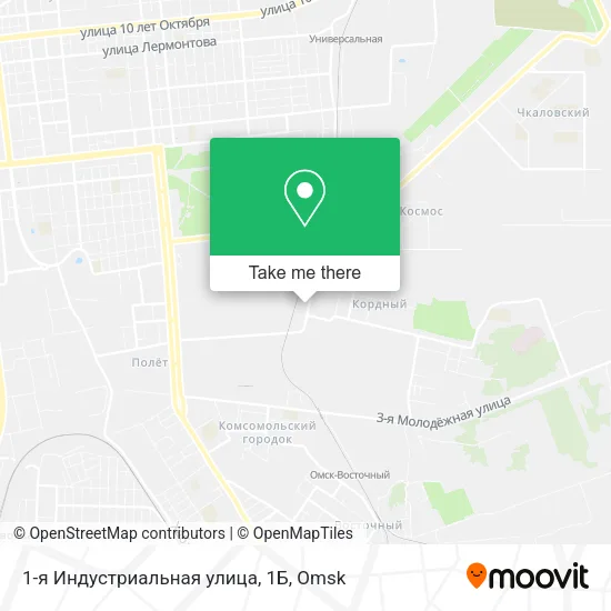 1-я Индустриальная улица, 1Б map