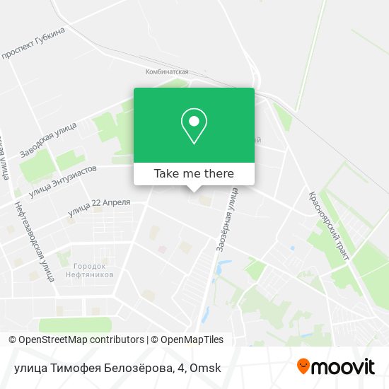 улица Тимофея Белозёрова, 4 map