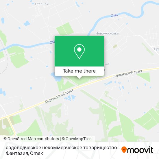 садоводческое некоммерческое товарищество Фантазия map