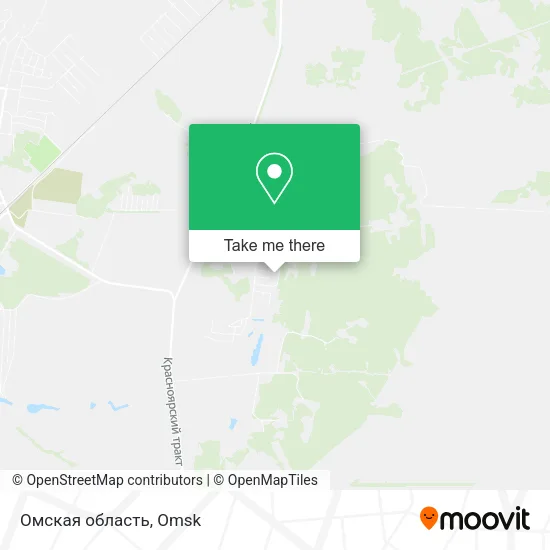 Омская область map